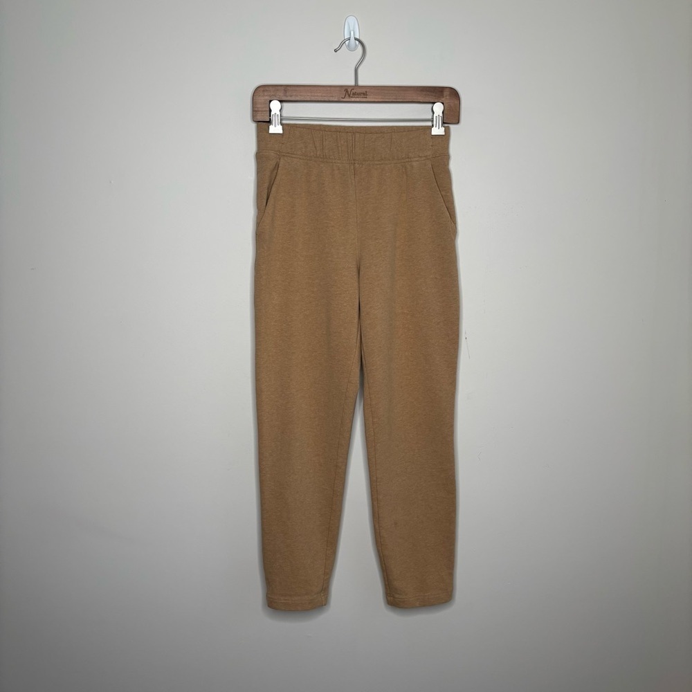 The Group Babaton Rocket Pant Joggers Gold Camel Cotton Size XS